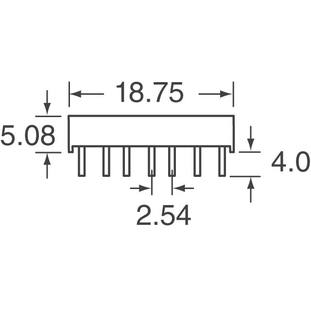 SA04-11GWA Kingbright  Anzeigemodule – LED-Zeichen und -Ziffern